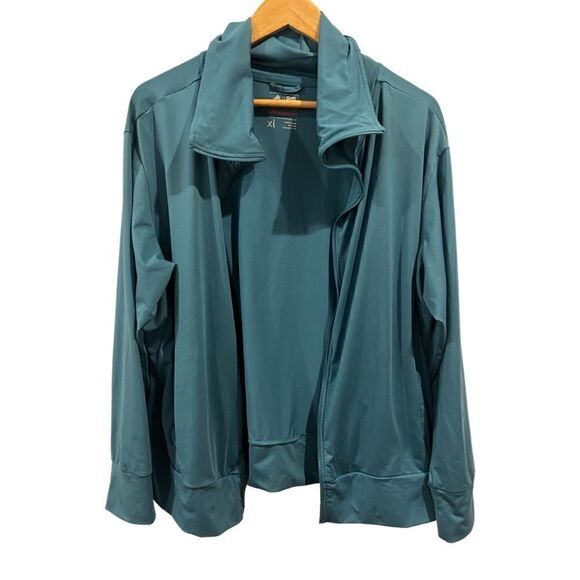 Adidas Climawarm Blue Athletic pocket Jacket Size XL - Picture 3 of 6